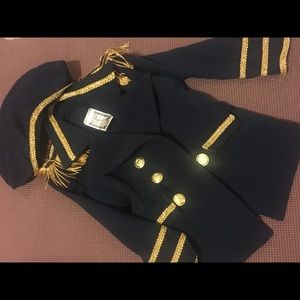 Girls navy blue outfit